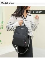 Mochila antirrobo de gran capacidad para mujer, morral escolar de nailon de alta calidad, diseño sólido, antisalpicaduras, novedad de 2023 - details 4