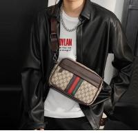 Bolso de hombro de piel sintética para hombre joven, bandolera resistente al agua, para fiesta, negocios, informal, para móvil, - details 11