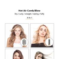 Peine de Aire Caliente de 6-en-1 Estilizador Multi-Funcional para Alizar y Enderezar el Cabello - details 12