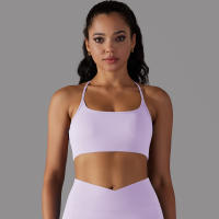 Nessaj-Sujetador deportivo cruzado Sexy para mujer, Top de gimnasio, entrenamiento, correr, Yoga, ropa interior deportiva, Fitness, camisetas sin mangas - details 8