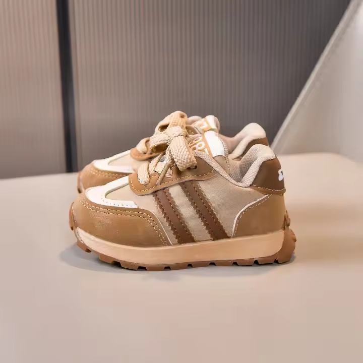 Zapatillas deportivas de cuero PU para niños Zapatillas impermeables para correr para bebés, niños y niñas - 1