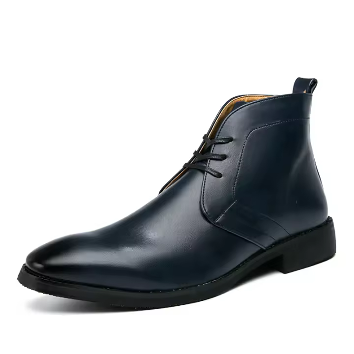 Botas Chukka para hombre con cordones en el desierto, botas de vestir informales clásicas para hombre - 1