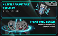 Mando inalámbrico con Bluetooth para Switch, Joystick lineal con efecto Hall, OLED, Lite, PC - details 3