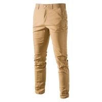Pantalones informales de alta calidad para hombre, pantalón transpirable, de algodón, versátil, para negocios juveniles, otoño e invierno, 2024 - details 3