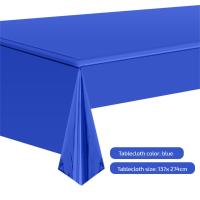 Mantel de Mesa de Plástico Dorado Rosa Cubierta de Mesa Desechable para Fiestas 137x274cm - details 6