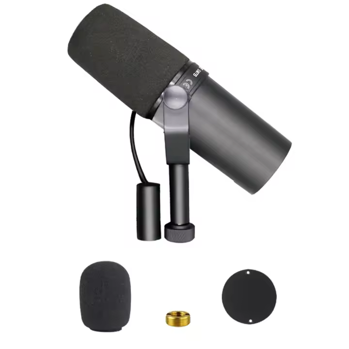 SHURE SM7B micrófono dinámico de grabación, transmisión en vivo, grabación de escenario en vivo, Podcasting - 1