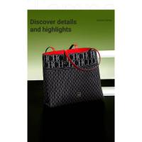 Bolso de hombro de cuero con letra CH para mujer, bolso de gran capacidad, resistente, elegante, informal, a la moda, con Base, mochila de lujo de alta gama - details 17