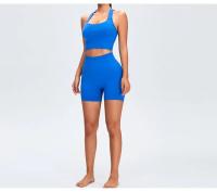 Shorts de Yoga de Cintura Alta y Ajuste Estrito Material de Nylon Secado Rápido - details 6