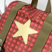 Mochila de gran capacidad con dibujos animados de Lucky Star, mochila escolar con cordón y múltiples bolsillos de estilo coreano, bolsa de nailon Y2K para senderismo y acampada para estudiantes - details 20