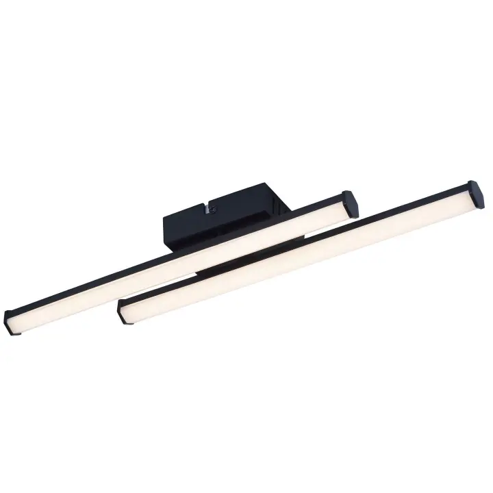 CBJKTX Aplique de pared LED lámpara de pared interior 12W 1200LM Mordern LED blanco cálido 3000K negro para - 1