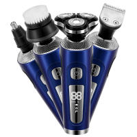 Afeitadora eléctrica 4 en 1 para hombre, recortadora 3D flotante, carga rápida USB, recortadora de barba portátil - details 12