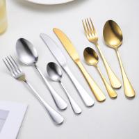 Vajilla de acero inoxidable para cocina, juego de tenedor, cuchara, cuchillo, cubiertos negros, 16 piezas - details 10