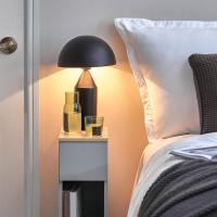 Auxiliares para Salón Mesilla de Noche Estrecha para Dormitorio con 1 Cajón y 1 Compartimento Abierto Blanco y Madera 20 x 35 x 60 cm FBT111-WNx2 ES - details 65