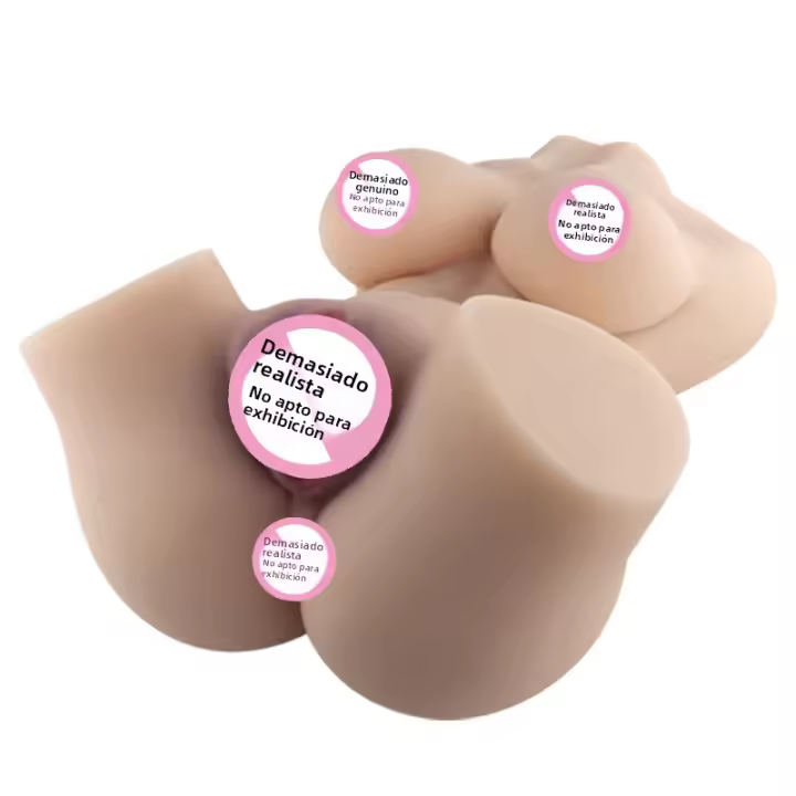 Muñeca sólida de medio cuerpo maduro masculino, gran trasero, Yin, cadera, modelo invertido, copa de avión, masturbador, productos sexuales para adultos - 1