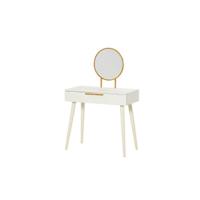 Mesa de Maquillaje con Espejo Abatible y Cajas de Almacenamiento Tocador Blanco de Alta Calidad - details 11