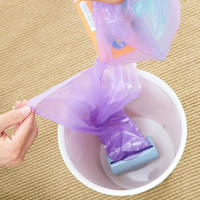 Caja de Almacenamiento de Basura Dispensador de Plástico para Cocina y Baño Montado en la Pared Porta Bolsas de Comida Contenedor de Residuos - details 8