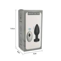 Dispositivo y coqueteo de doble propósito para adultos, tapón anal de silicona para masturbación con vibración y control remoto inalámbrico - details 6