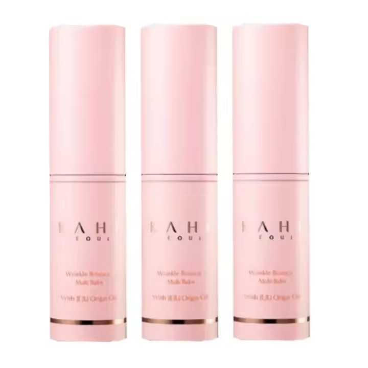 Coreano Bounce Multi Balm Colágeno Pink Stick Hidratante Profundo Multi Crema Hidratada Cuidado de la Piel 9g - 1