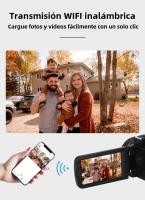 Cámara 4k 56 millones de píxeles cámara fotográfica máquina integrada con DV portátil para complementar la luz del micrófono externo - details 5