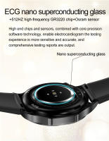 2025 Nuevo ET381 Smartwatch Asistente de voz ECG Electrocardiograma Detección de glucosa en sangre no invasiva Pantalla AMOLED Compatible con Android IOS Smartwatch - details 4