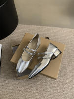 Zapatos Mary Jane de tacón en bloque para desplazamientos suaves estilo hada francesa - details 15