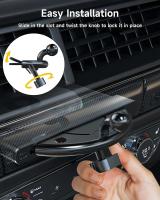 Accesorio universal para instalación móvil con ranura, cabezal de bola de 17 mm para teléfono, soporte para ranura para CD de coche - details 6