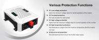 Inversor de alta potencia DATOUBOSS 24v a 230v Onda sina pura 3500W/7000W Doble enchufe EU - details 7