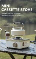 Suministros de acampada, estufa portátil de 2800W, caja de llama de alta potencia, horno, quemador de gas, picnic para acampar al aire libre - details 0