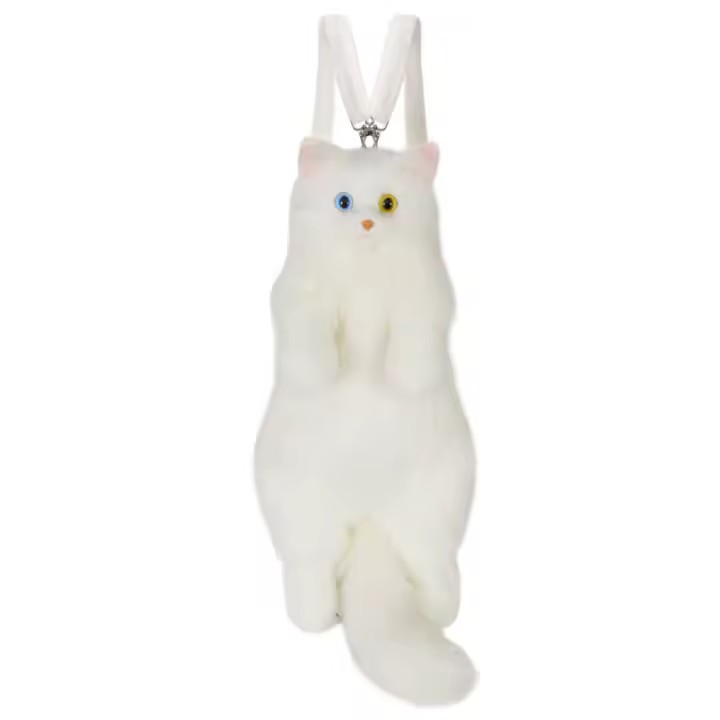 Mochila de Gato Blanco Juguete de Peluche Diferente Regalo de Cumpleaños Ideal - 1
