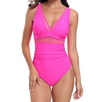 Bañadores de una pieza con estampado para mujer, traje de baño adelgazante - details 37