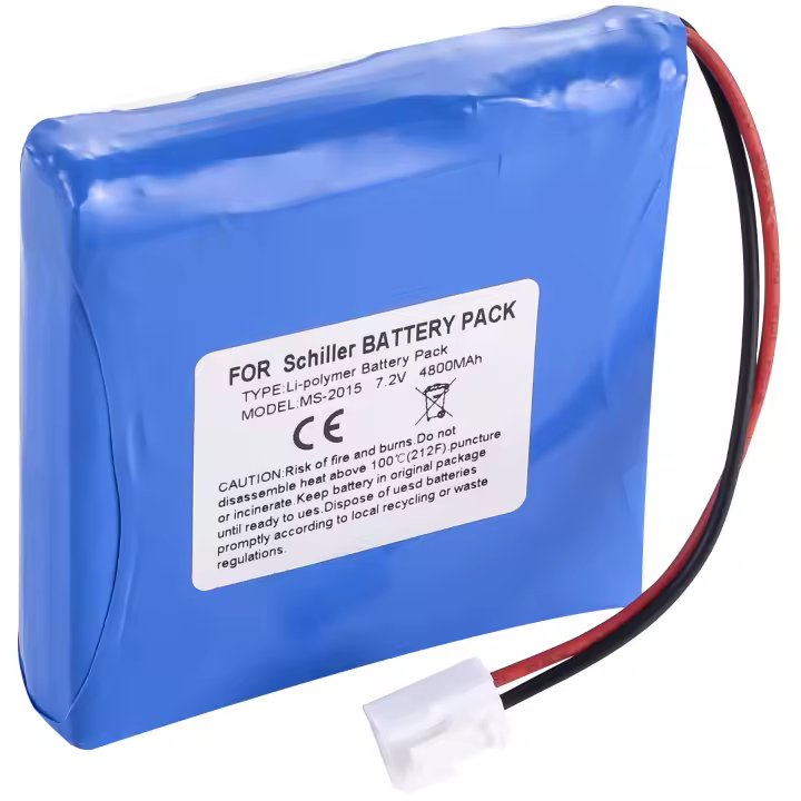 Batería ECG para Schiller Cardiovit AT102 +, MS-2007, MS-2010, MS-2015, MS-2018, MS-2010 ,AT-102 Plus 4,350044 - 1