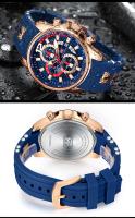 Reloj deportivo de moda para hombre, resistente al agua, de cuarzo, con esfera grande y luminosa. - details 14