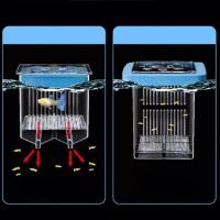 Caja transparente para criador de Guppy, desmontable, previene el escape, criadero de vida acuática, incubadora de peces madre Permeable, uso doméstico - details 4