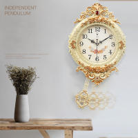 Reloj de pared Vintage con Péndulo, estilo victoriano europeo de mediados de siglo, reloj silencioso con batería, adecuado para sala de estar an - details 1