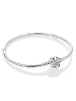 Pulsera de plata de ley 925 con forma de corazón y mariposa para mujer, brazalete de cadena de seguridad, compatible con abalorios originales, joyería - details 30