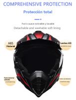Cascos motocross niños mujer hombre aire libre integral Equipo Protector - details 5