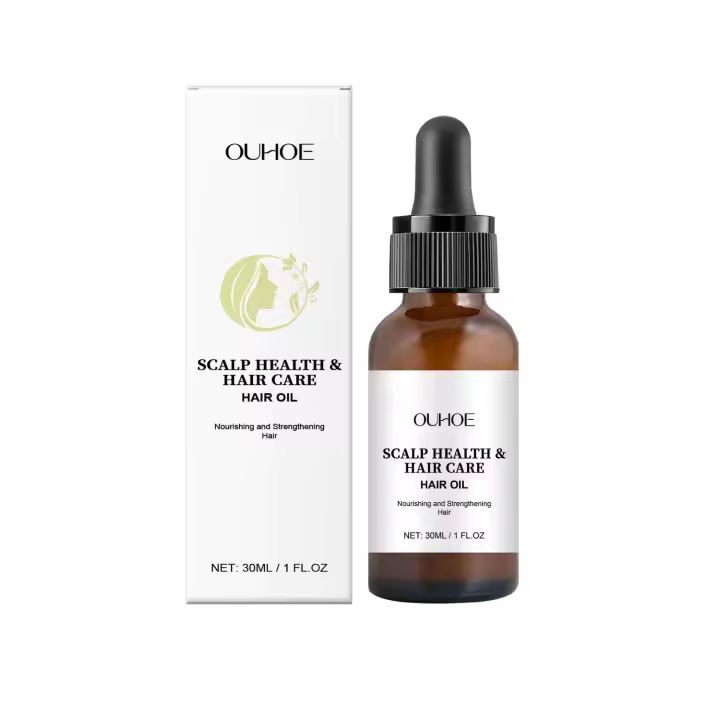 El cuidado del cabello con ricino mejora el cabello seco y encrespado, hidrata y nutre el aceite esencial del cuero cabelludo - 1