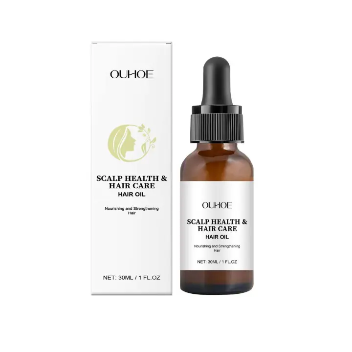 El cuidado del cabello con ricino mejora el cabello seco y encrespado, hidrata y nutre el aceite esencial del cuero cabelludo - 1