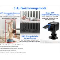 Cámara de seguridad portátil para mascotas, Micro cámara pequeña de 1080P HD con WiFi, visión nocturna, detección de movimiento PIR, 8 horas de grabación, 140 ° - details 1