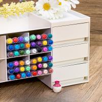 Rotulador de pintura acrílica de doble punta 24 colores, punta fina y ultrafina, resistente al agua, para roca, madera, vidrio, metal, cerámica y más - details 3
