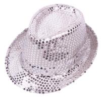 Sombrero De Jazz Británico Para Hombres Y Mujeres Sombrero De Bucket Con Lentejuelas Para Escenario Performance Navidad Fiesta Padres E Hijos Halloween - details 10