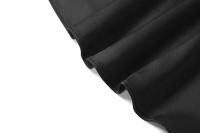 BUNO-Vestido largo largo con corsé sin tirantes para mujer, vestidos de fiesta de noche de satén negro, elegante de lujo nocturno de alta calidad - details 12