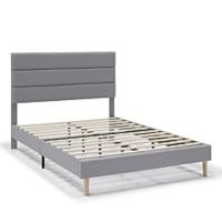 Estructura de cama Aroma gris claro