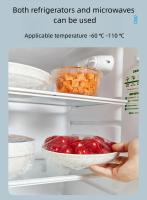 Tapas Elásticas Ajustables para Almacenamiento de Alimentos Contenedor de Cocina con Tapa de Plástico Fresco Accesorio de Organización para Nevera y Cocina - details 7