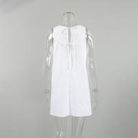 Falda francesa de algodón puro blanco Dre Fresh A-line estilo suave informal para mujer Otoño Invierno nueva colección - details 13