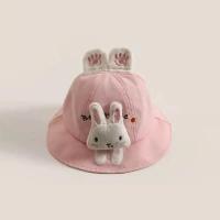 Gorra de Pescador de Algodón Suave para Bebé Gorra de Sol Casual para Niños Pequeños con Orejas de Dibujos Animados - details 10