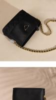 Cadena Bolso pequeño cuadrado Bolso bandolera de un hombro Bolso de cubo Bolso de rombo de tela Oxford de moda de nicho - details 9
