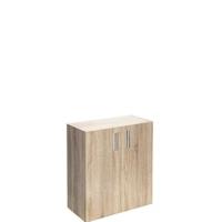 Cómoda Roble Vela 2 Puertas 115,5x60x30cm Mueble de Oficina Aparador Estantes Regulables Armario - details 10