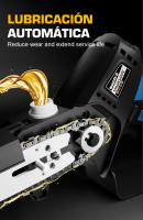 Motosierra Inalámbrica sin Escobillas SWANSOFT 6 Pulgadas Compacta para Cortar Madera, Podar Árboles y Jardín - details 3