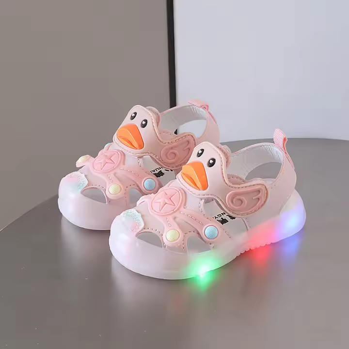 Sandalias anti-retroceso Baotou zapatos de suela blanda para bebés y niños pequeños - 1